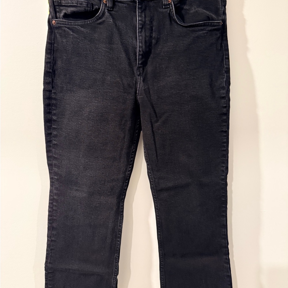 Zara Women's Black Ankle Cropped Jeans